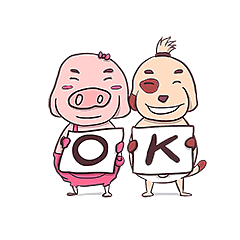 [LINEスタンプ] fat and dokdik