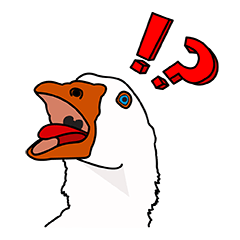 [LINEスタンプ] Cool Goose