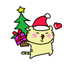 [LINEスタンプ] cute tiger of christmas