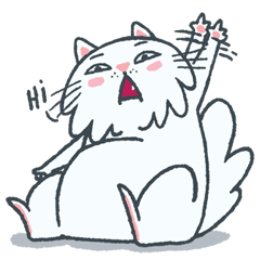 [LINEスタンプ] WOLY THE CAT