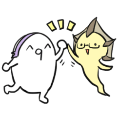 [LINEスタンプ] MW and its Friend