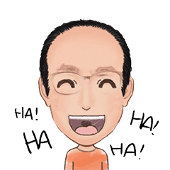 [LINEスタンプ] I AM Bald head 