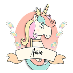 [LINEスタンプ] Amie The Uni