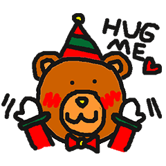 [LINEスタンプ] Xmas Bear