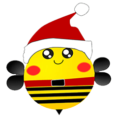 [LINEスタンプ] Merry Christmas Big Bee