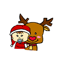 [LINEスタンプ] Baby Christmas