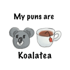 [LINEスタンプ] Koalatea Puns