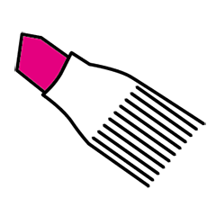 [LINEスタンプ] 蛍光ペンマーキング