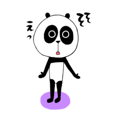 [LINEスタンプ] 目ヂカラぱんださんの日常
