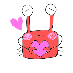 [LINEスタンプ] ゆるゆるカニくんスタンプ