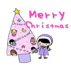 [LINEスタンプ] shelliemay's xmas.