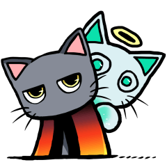 [LINEスタンプ] シュレディンガーの猫ヶ又さん