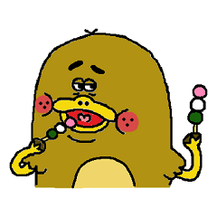 [LINEスタンプ] カモノハシのモカちゃん Vol.2