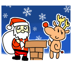 [LINEスタンプ] シンプルなクリスマススタンプ