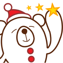 [LINEスタンプ] 日常に潜むクマ（クリスマス・年末年始）