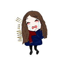 [LINEスタンプ] Moly the winter girl