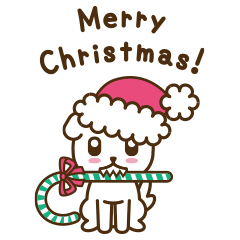 [LINEスタンプ] Mimi, Taro ＆ Coco: Merry Christmas！