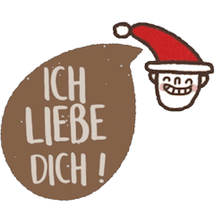 [LINEスタンプ] Happy Somchai, Merry Christmas.(Deutsch)