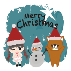 [LINEスタンプ] CatBear Life-Winter