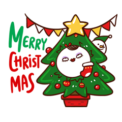 [LINEスタンプ] Snow Lady (cha-nee-hi-ma)