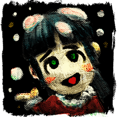 [LINEスタンプ] My Creepy Lonely Christmas