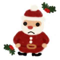 [LINEスタンプ] 忙しサンタさん