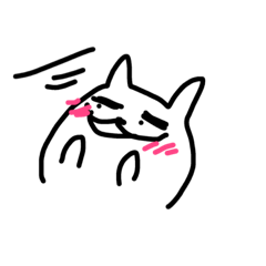 [LINEスタンプ] Cat and eyebrow