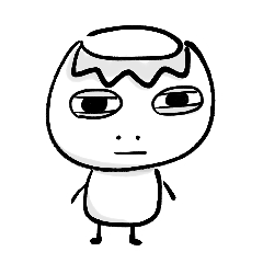 [LINEスタンプ] Alien and Ink Painting 2