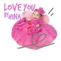 [LINEスタンプ] k.hina