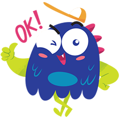 [LINEスタンプ] Mobo the Little Monster