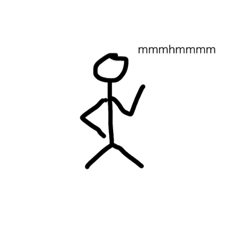 [LINEスタンプ] stick people sass