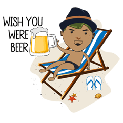 [LINEスタンプ] coco on holiday