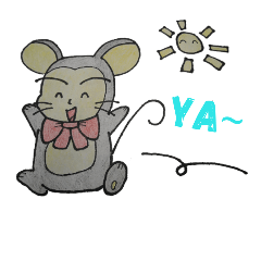 [LINEスタンプ] Sky Mouse