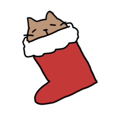 [LINEスタンプ] 秋冬のねこ