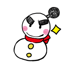 [LINEスタンプ] 雪だるま侍