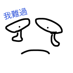 [LINEスタンプ] I'm crying,I'm so sad.