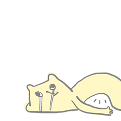 [LINEスタンプ] lazy bun