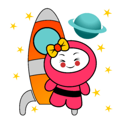 [LINEスタンプ] SpaceGirl