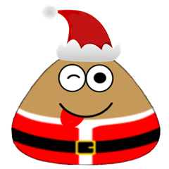 [LINEスタンプ] Red Santa Emo
