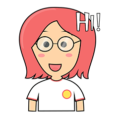 [LINEスタンプ] Pink Mia
