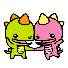 [LINEスタンプ] きっき と もんも