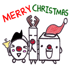 [LINEスタンプ] Kimbox Christmas！