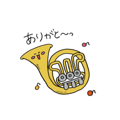 [LINEスタンプ] 冬のゆるかわ楽器たち