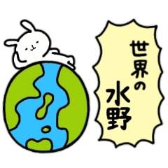 [LINEスタンプ] 全国の【水野】さんのための名前スタンプ