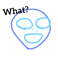 [LINEスタンプ] Earthlings say something.