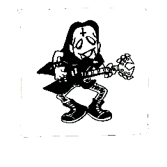 [LINEスタンプ] ブラックメタラー