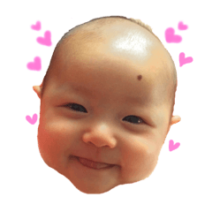 [LINEスタンプ] ほくろの朱莉ちゃん