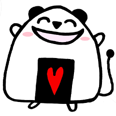 [LINEスタンプ] 幸せを運ぶおにぎり～にぎりん～