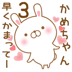 [LINEスタンプ] 大好きなかめちゃんに送るスタンプ3