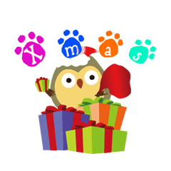 [LINEスタンプ] OWL Life about Christmas